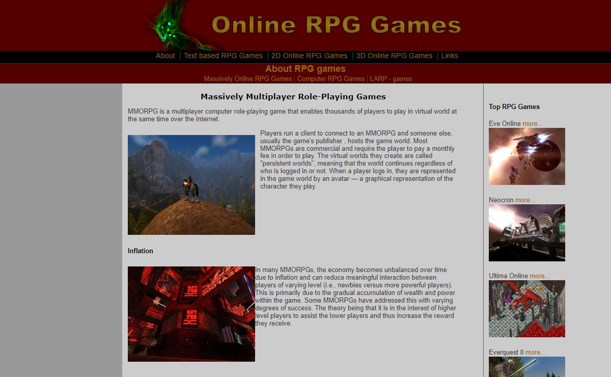 Free Online Role Playing Games Portal - find your mmorpg