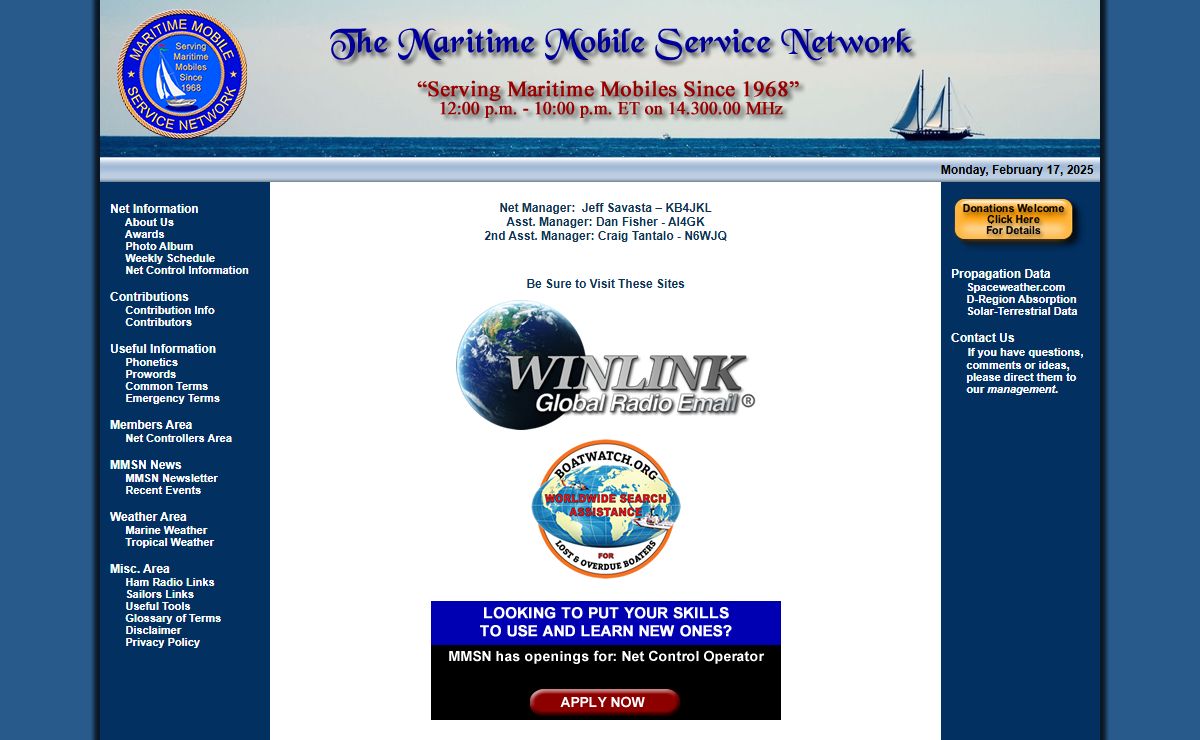 Maritime Mobile Service Network