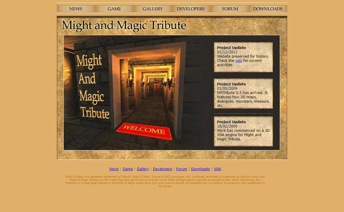 Might and Magic Tribute