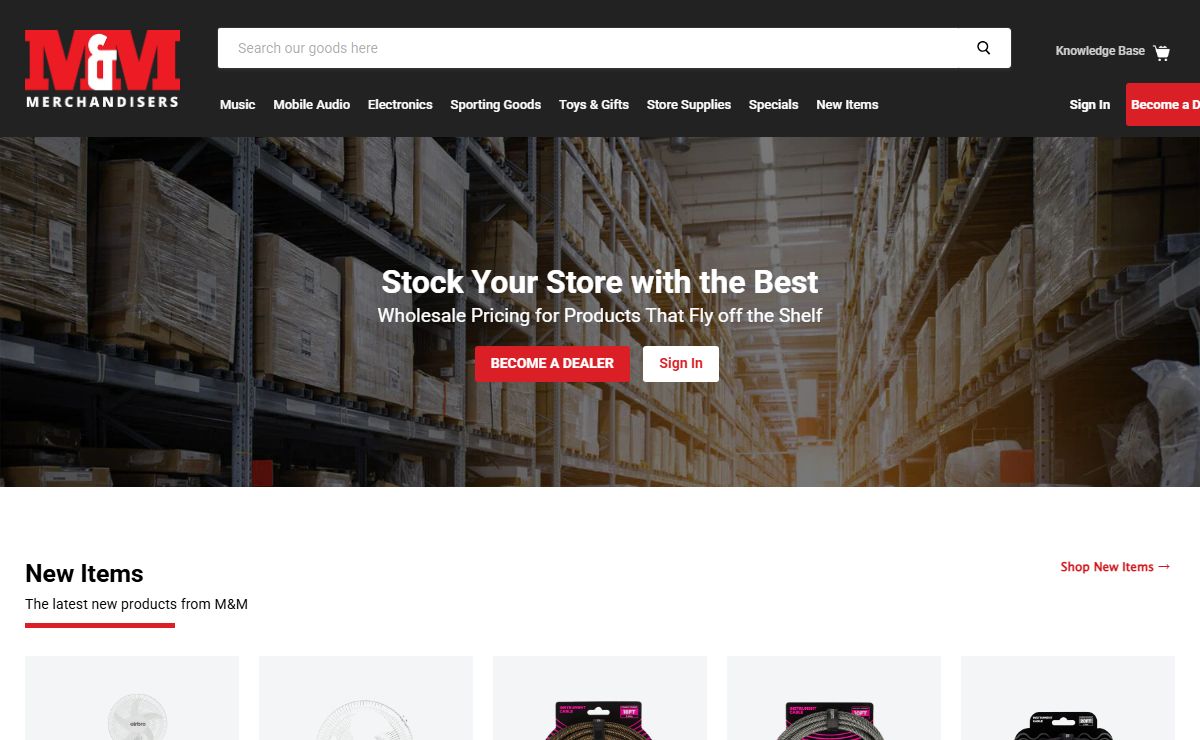 General Merchandise Wholesale Distributor | M&M Merchandisers