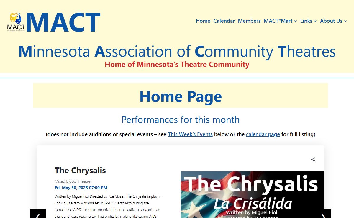 MACT Home Page