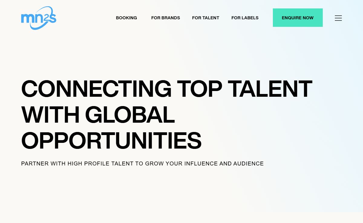 MN2S: Music & Talent Agency | MN2S