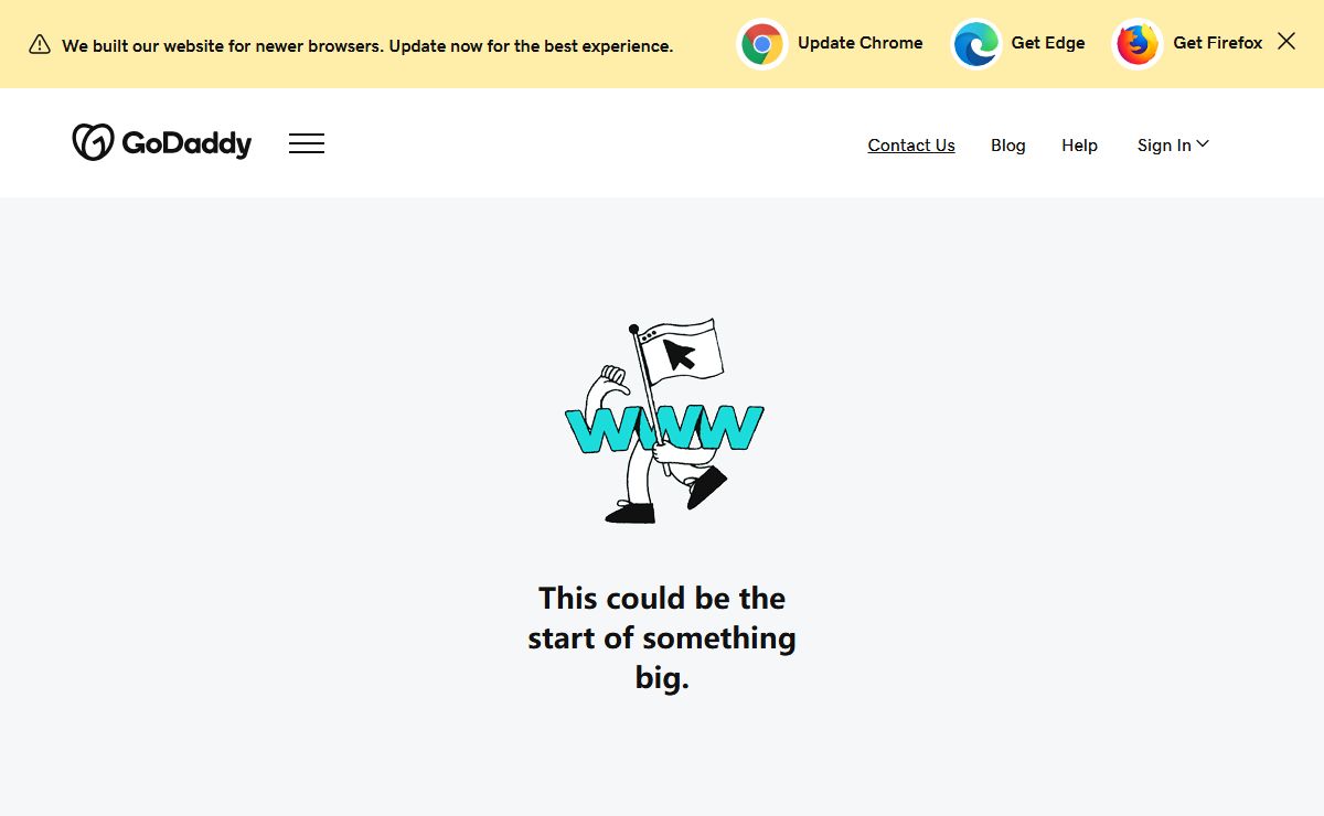 GoDaddy Domain Name Search