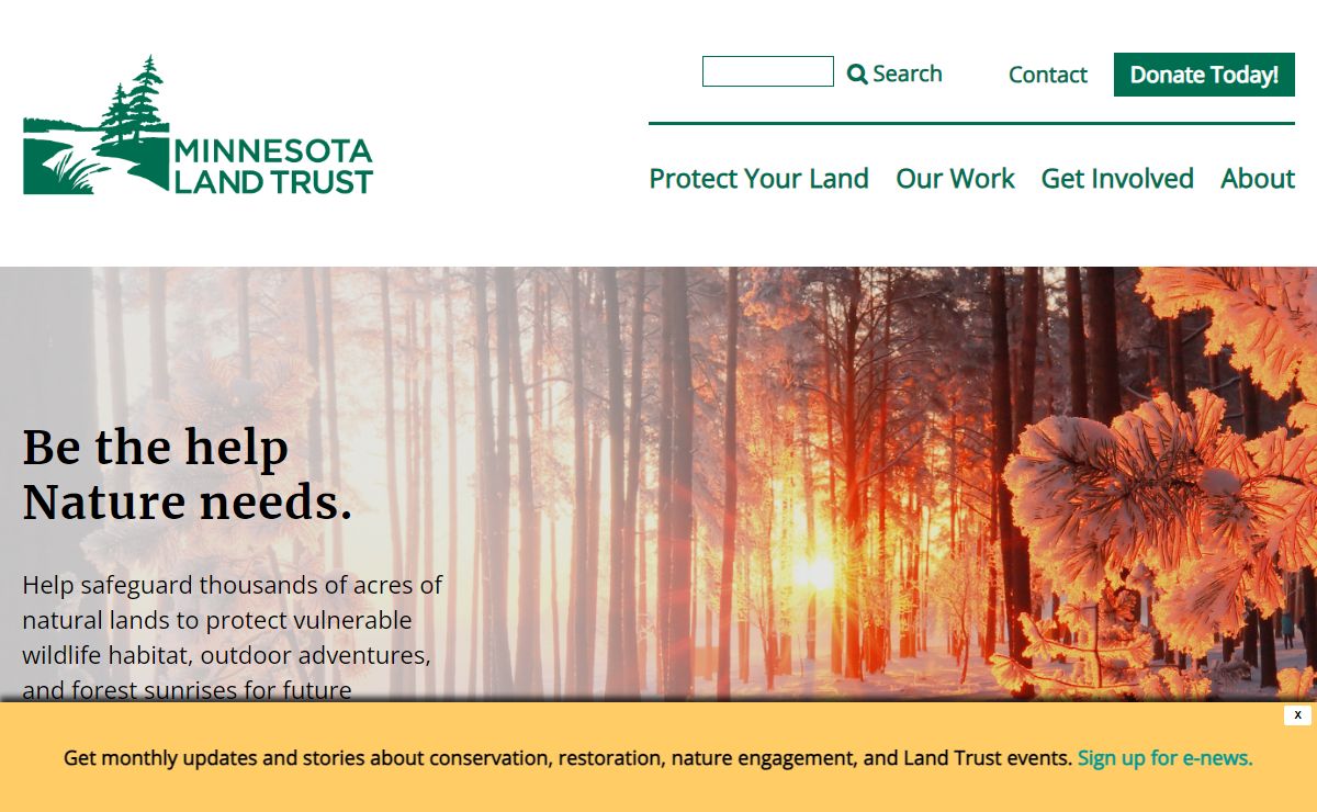 Minnesota Land Trust | Conservation Non-Profit + Environmental Protection