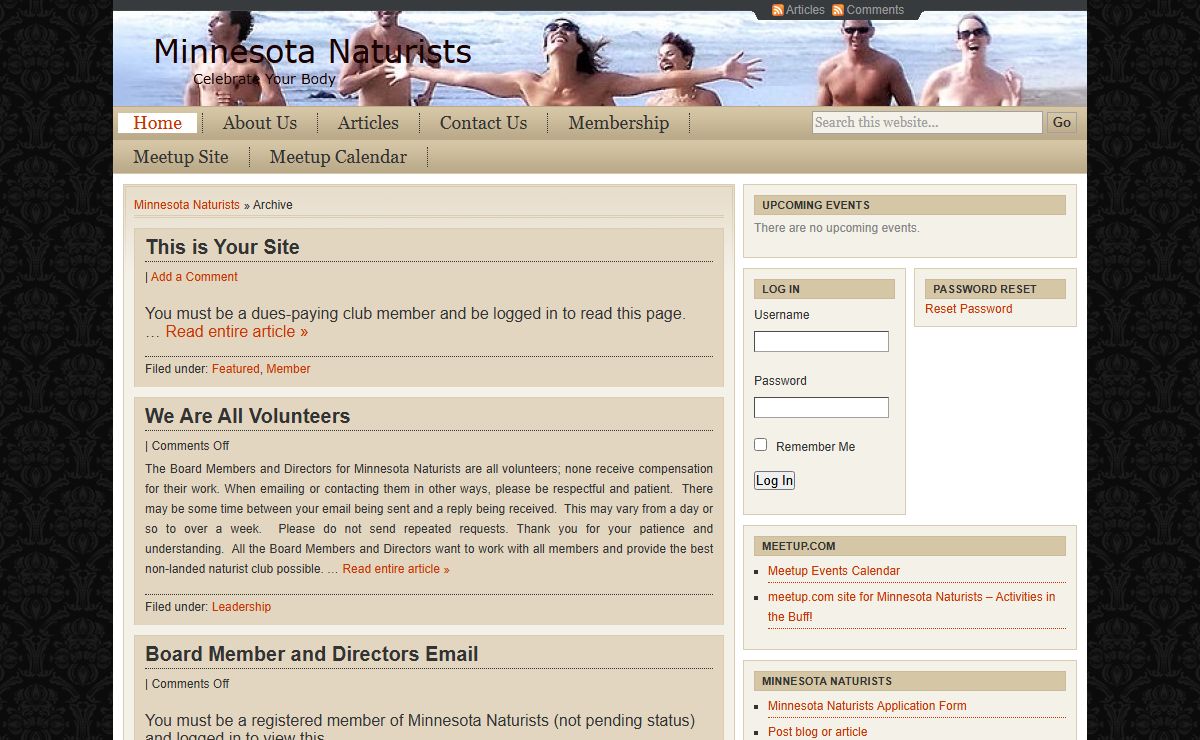Minnesota Naturists - Celebrate Your Body