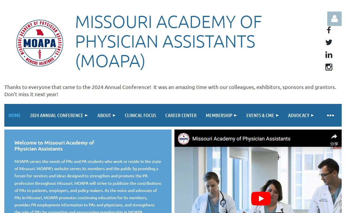 Missouri Academy of Physician Assistants - Home