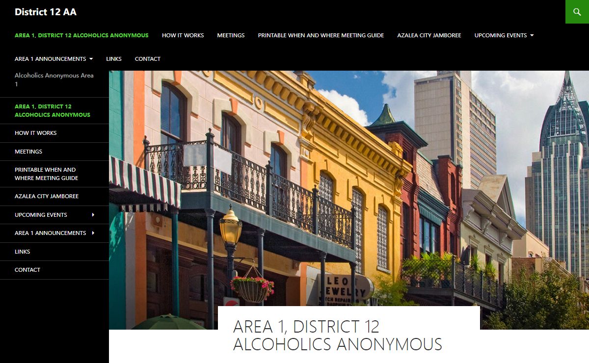 District 12 AA | Alcoholics Anonymous Area 1