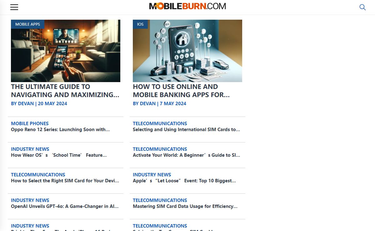 MobileBurn | Your Ultimate Source for Mobile News, Reviews & Guides