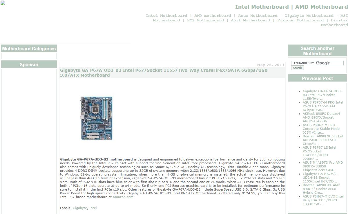 Intel Motherboard | AMD Motherboard