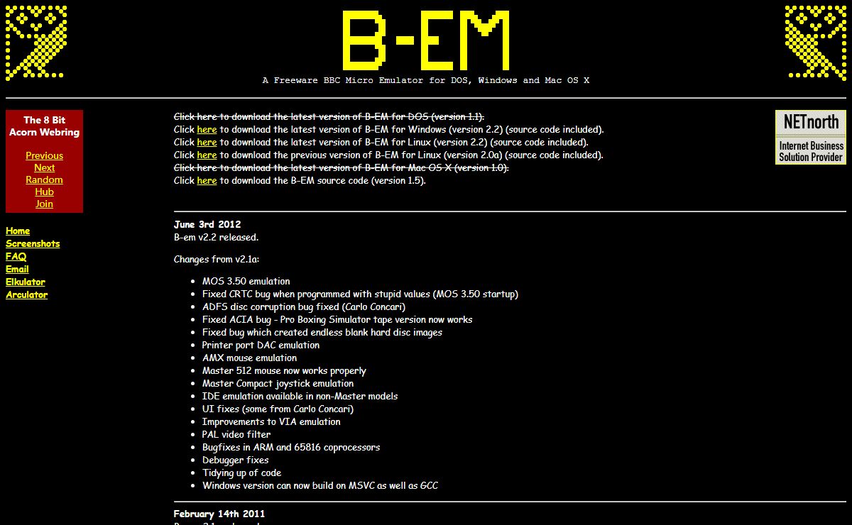 B-EM - The BBC Micro Emulator