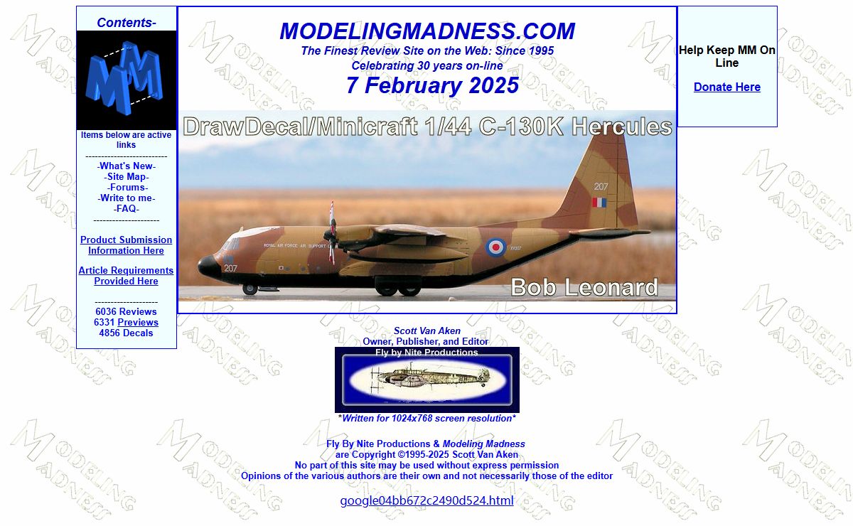 MODELING MADNESS: The Finest Review Site on the Web