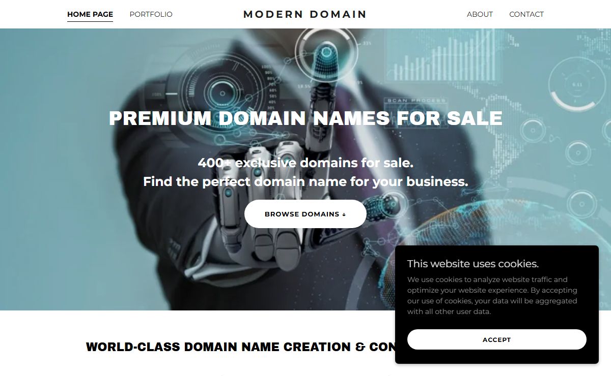 Premium Domain Names for Sale