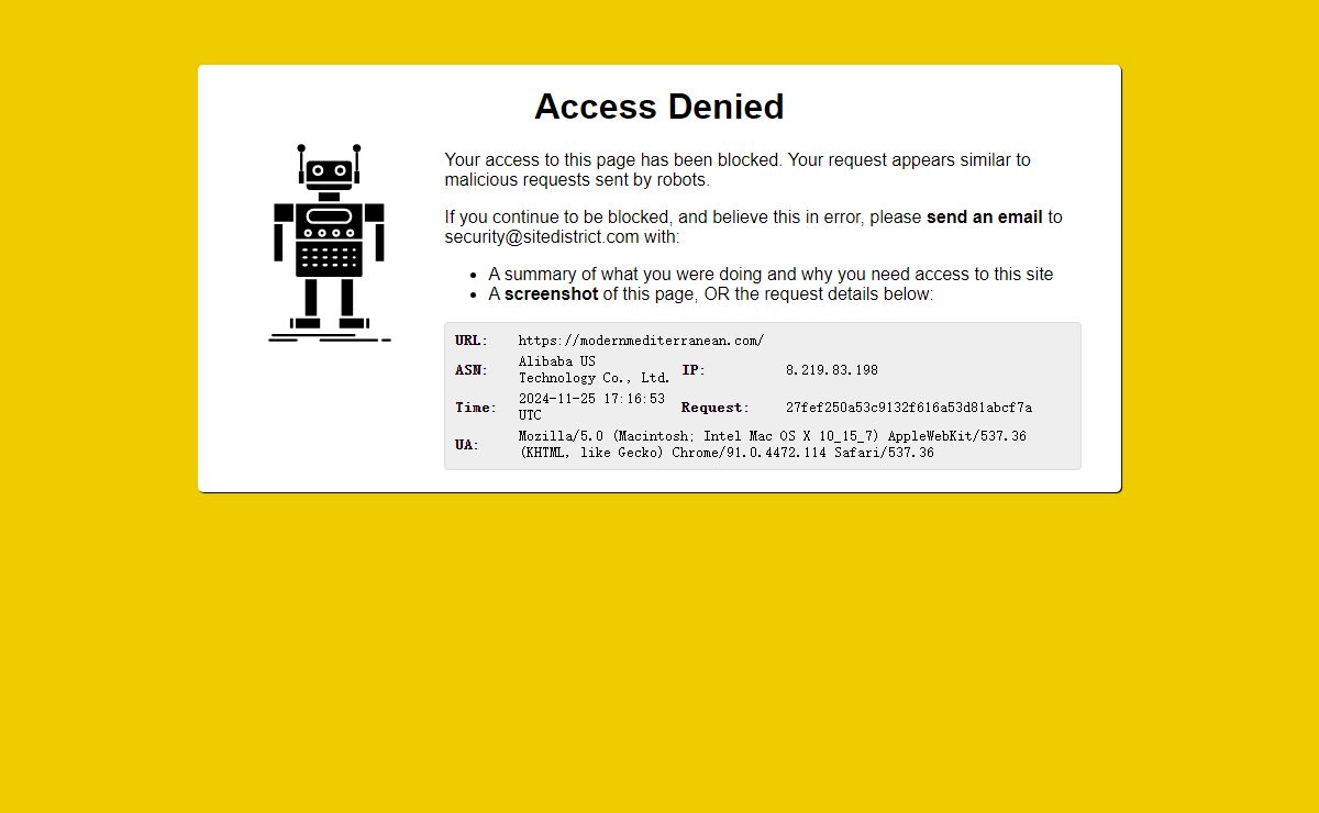 Access Denied