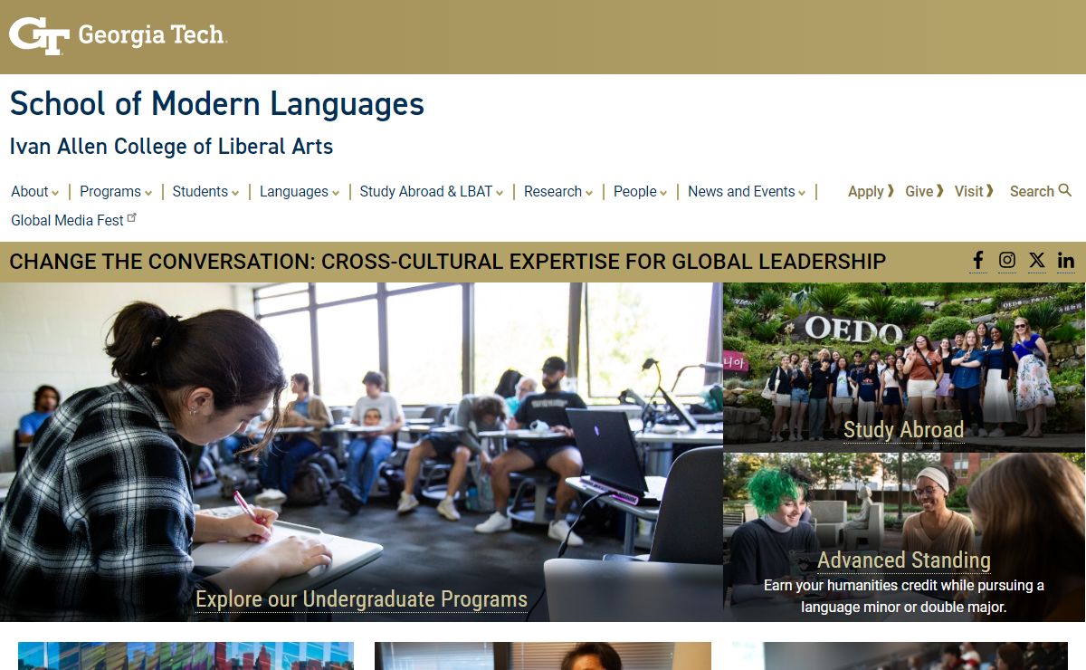 School of Modern Languages at Georgia Tech