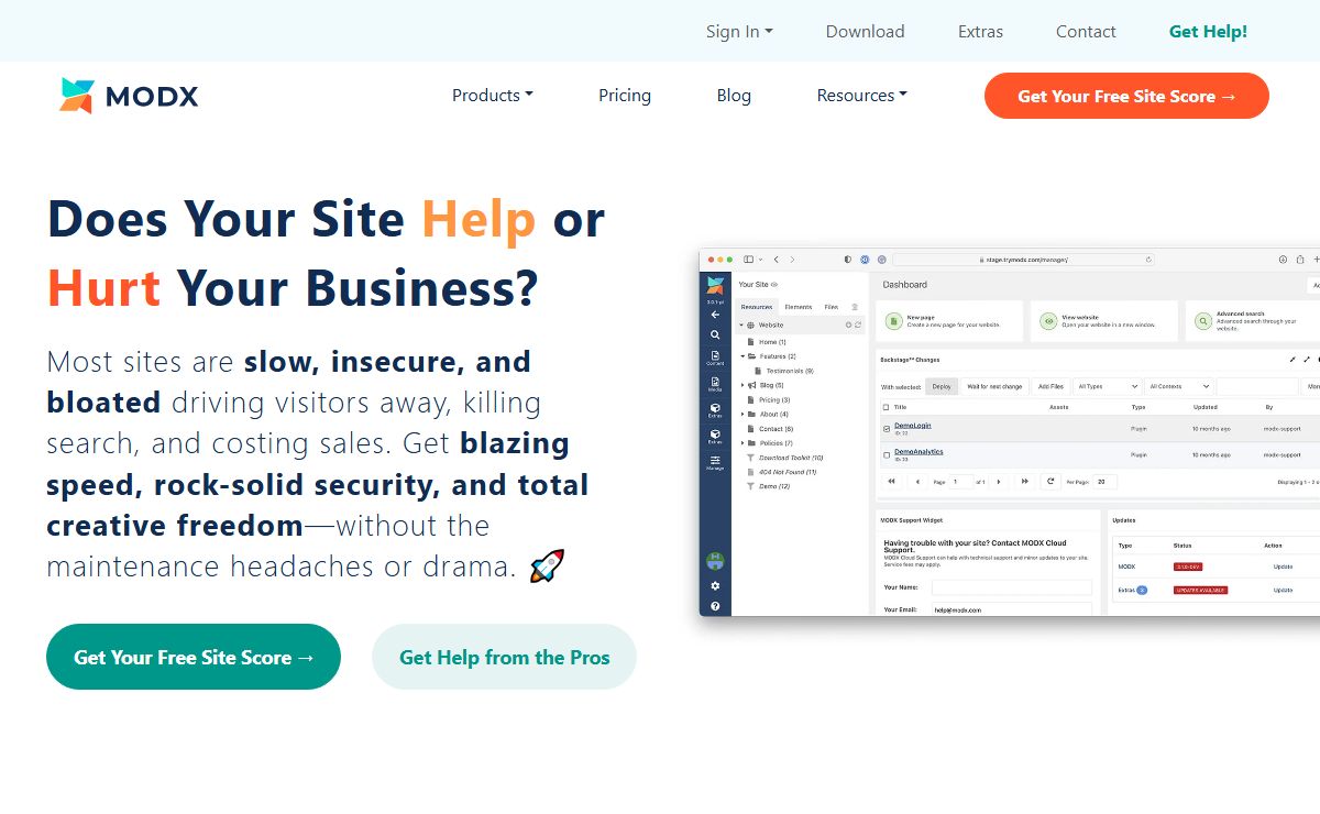 MODX | Custom CMS Platform | Build Your Vision Your Way
