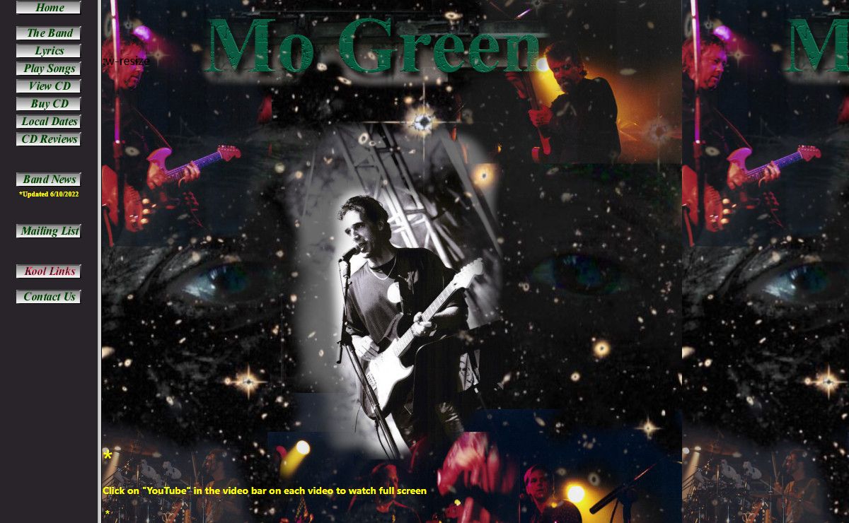 Mo Green Home Page