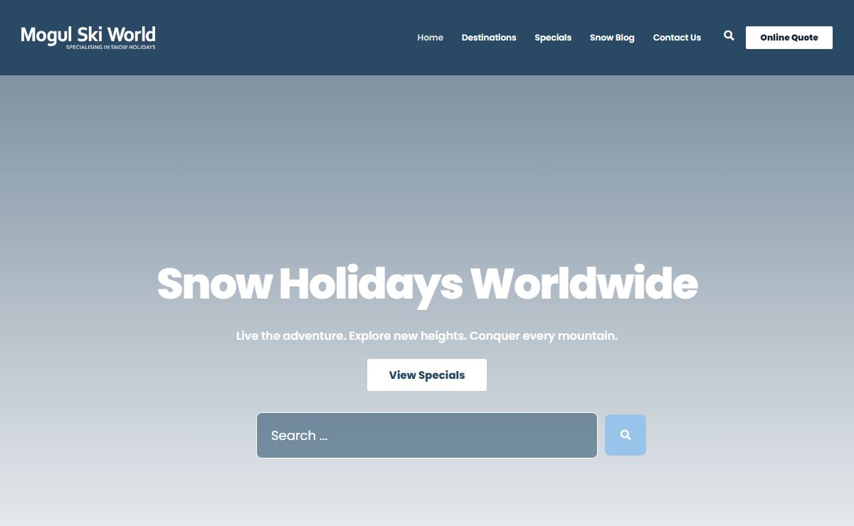 Mogul Ski World - Australia's Premier Ski Travel Company