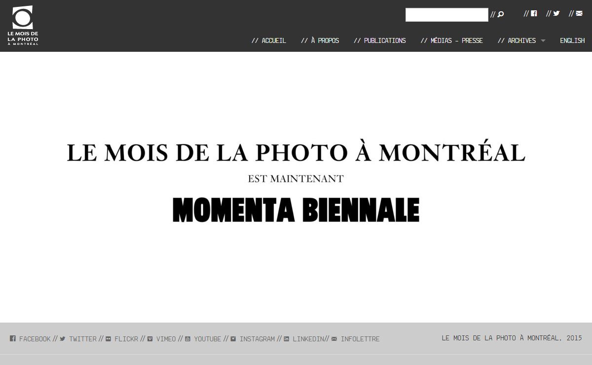Le Mois de la Photo à Montréal