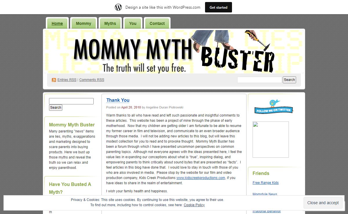 Mommy Myth Buster | The truth will set you free!