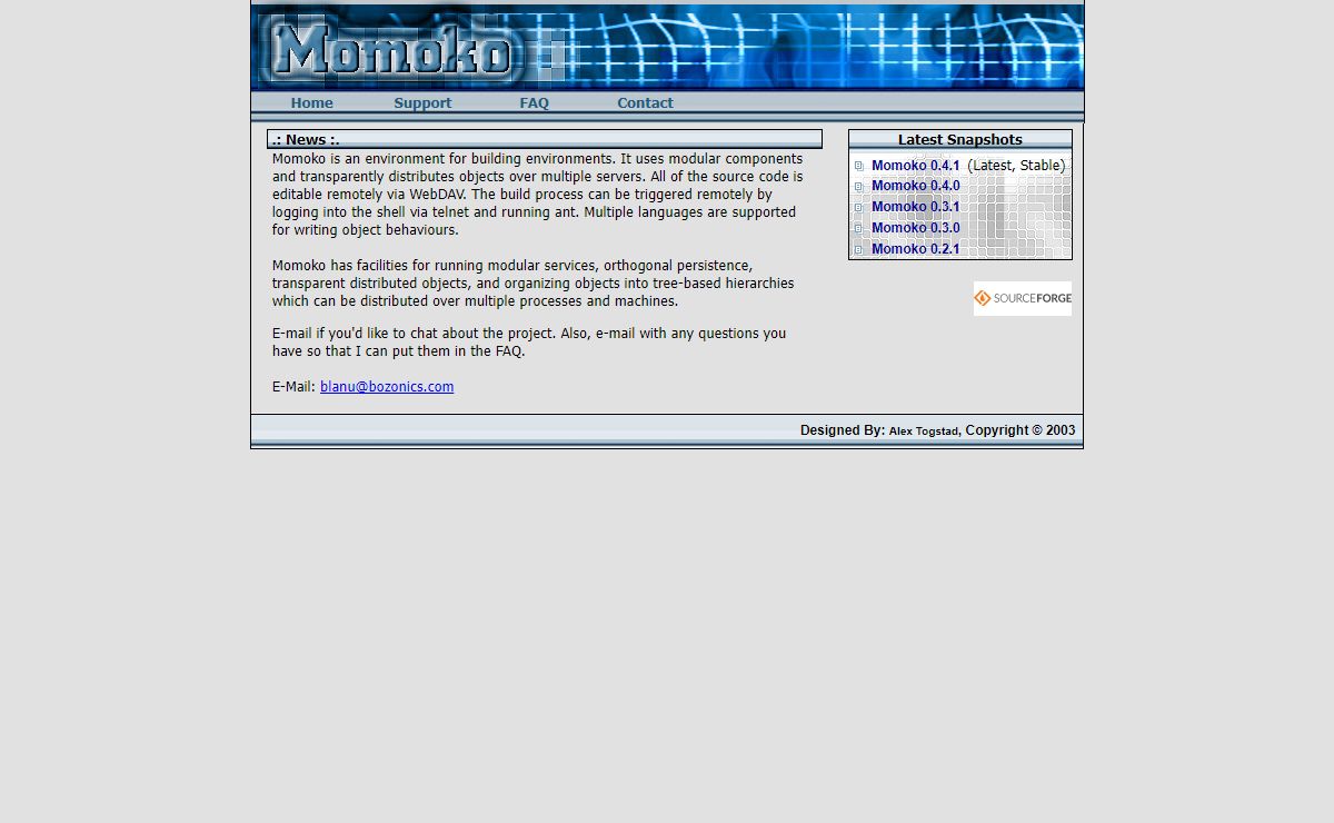 .: Momoko :. - [ An Open Source Modular, Extensible, Multi-User Environment ]
