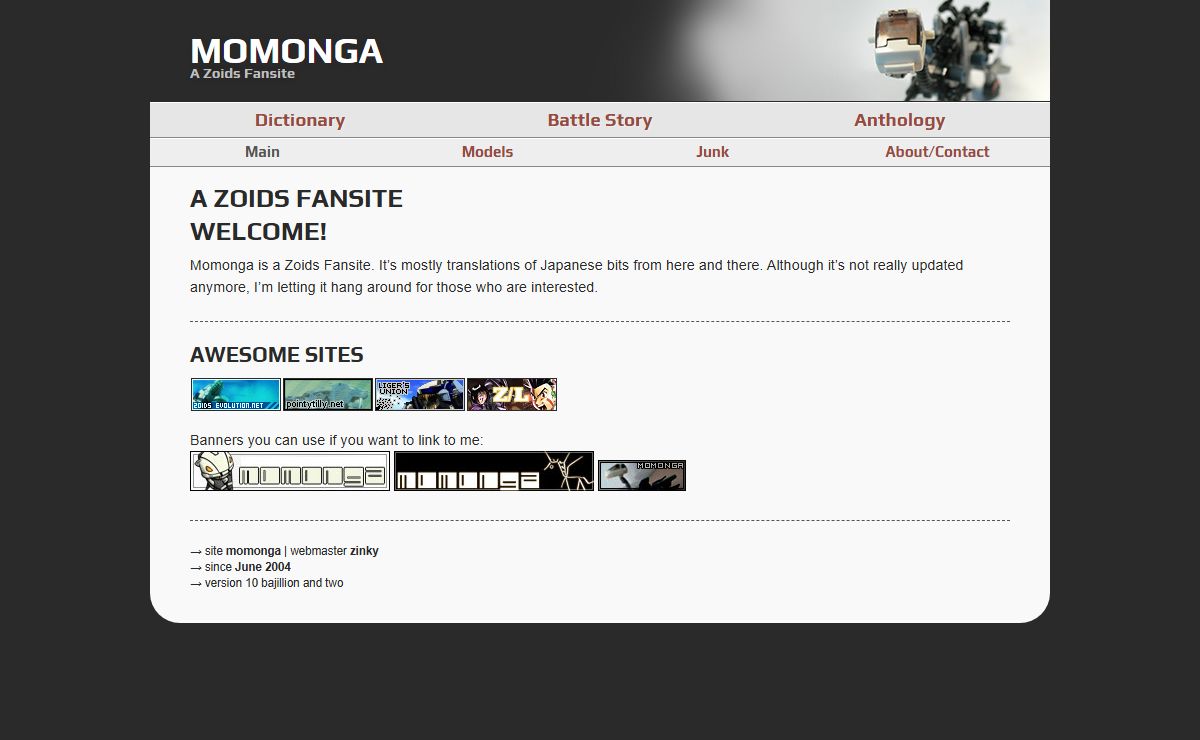 momonga || A Zoids Fansite