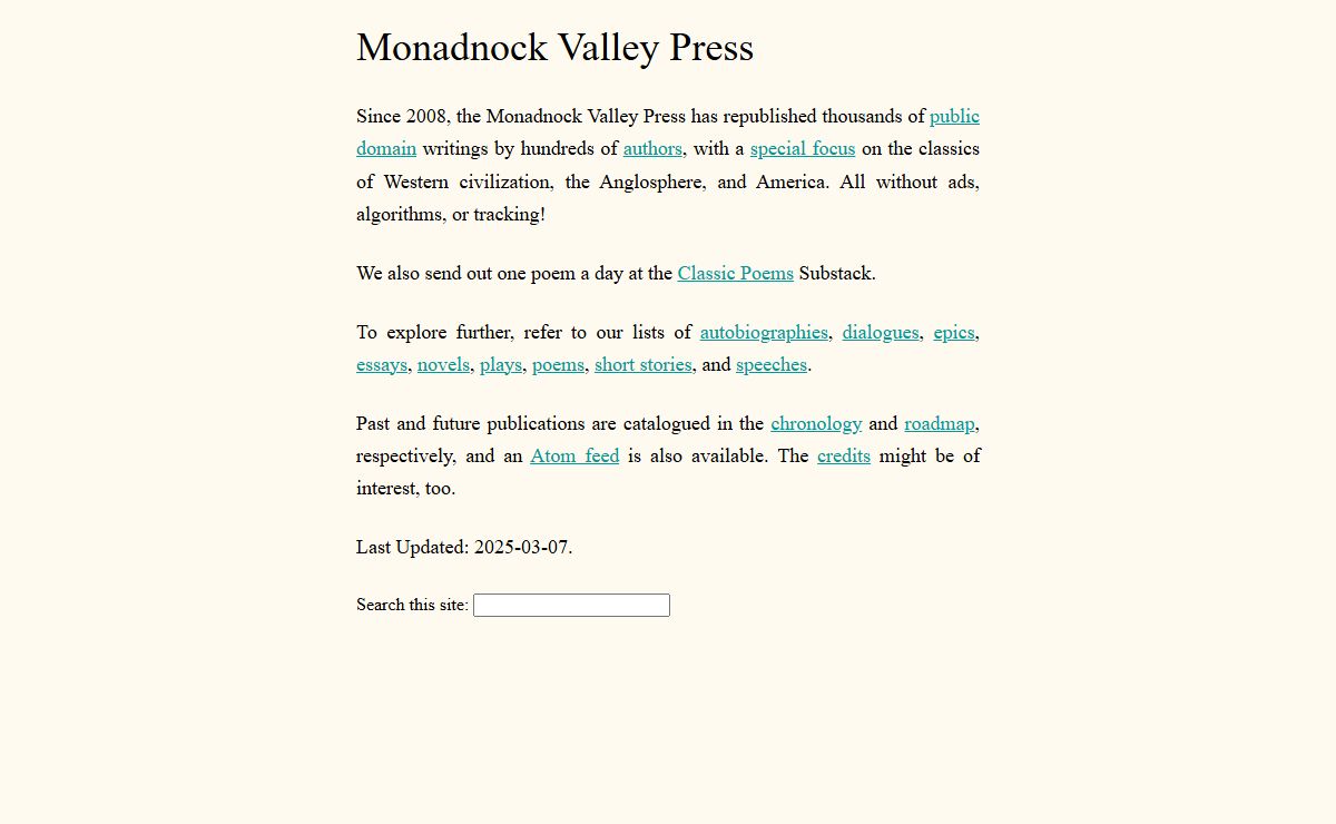 Monadnock Valley Press