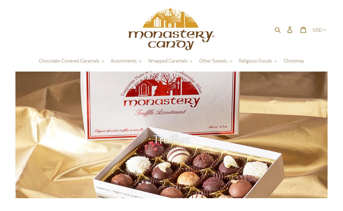 Monastery Candy for Delious Chocolates and Caramels – monasterycandy