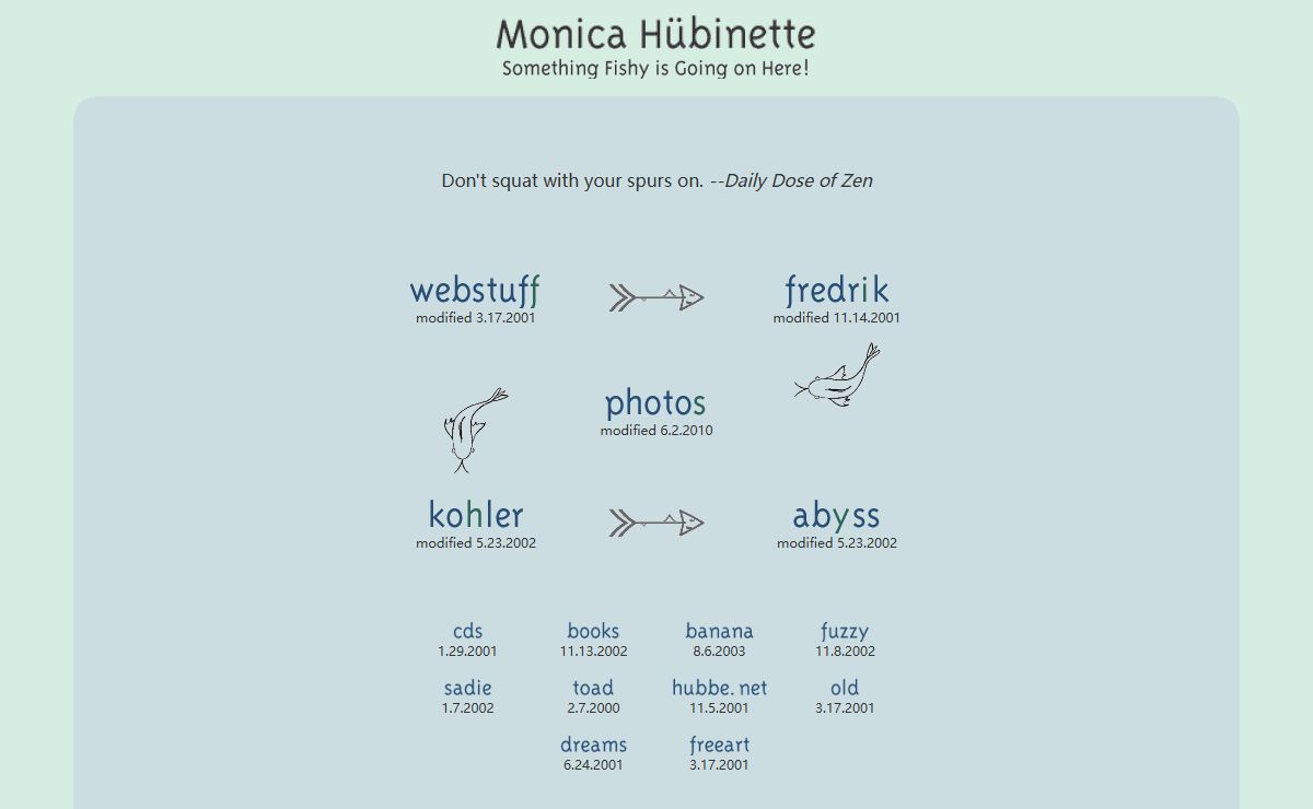 Monica Hübinette : Something Fishy is Going on Here!