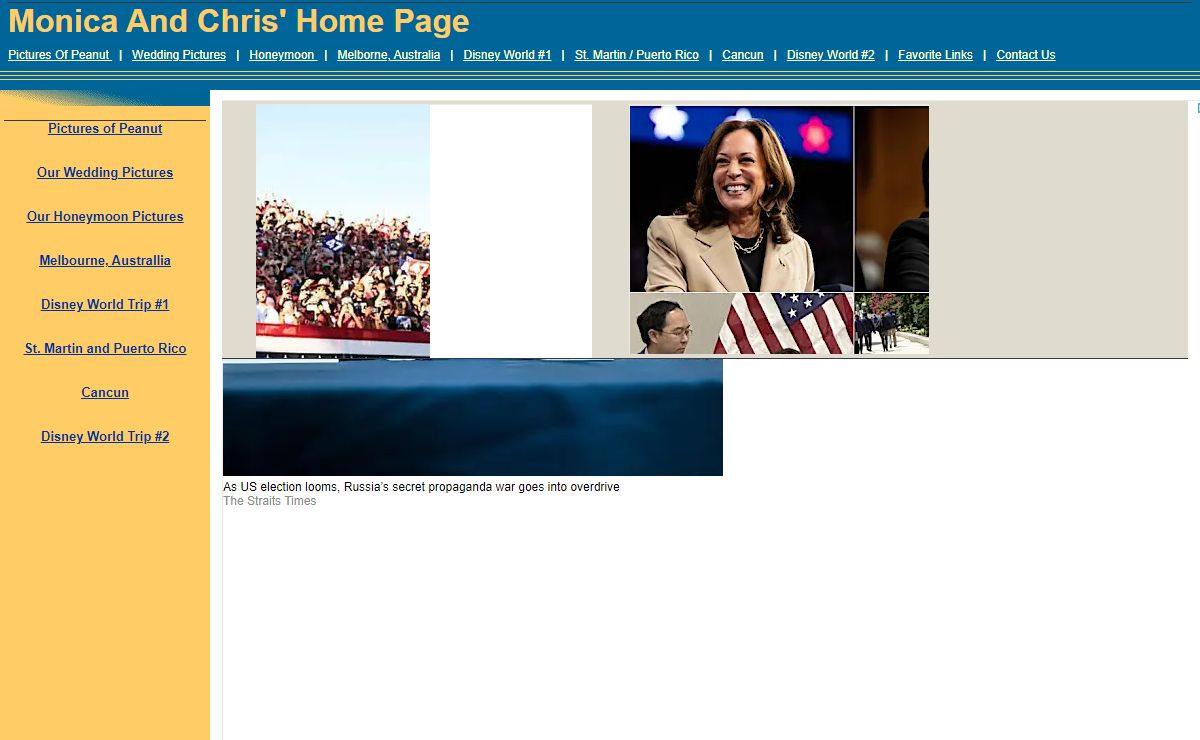 Monica And Chris Home Page