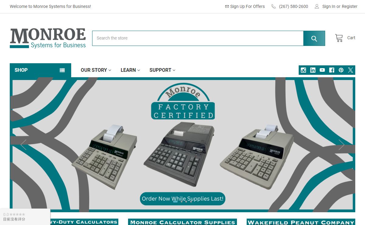 Monroe Systems for Business - Printing Calculators and Office Supplies Since 1912
