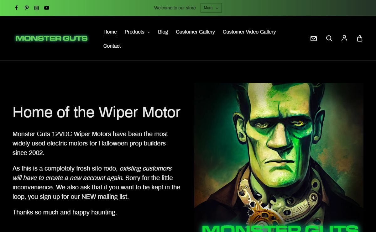 Monster Guts - Your Wiper Motor / Pneumatics Headquarters!