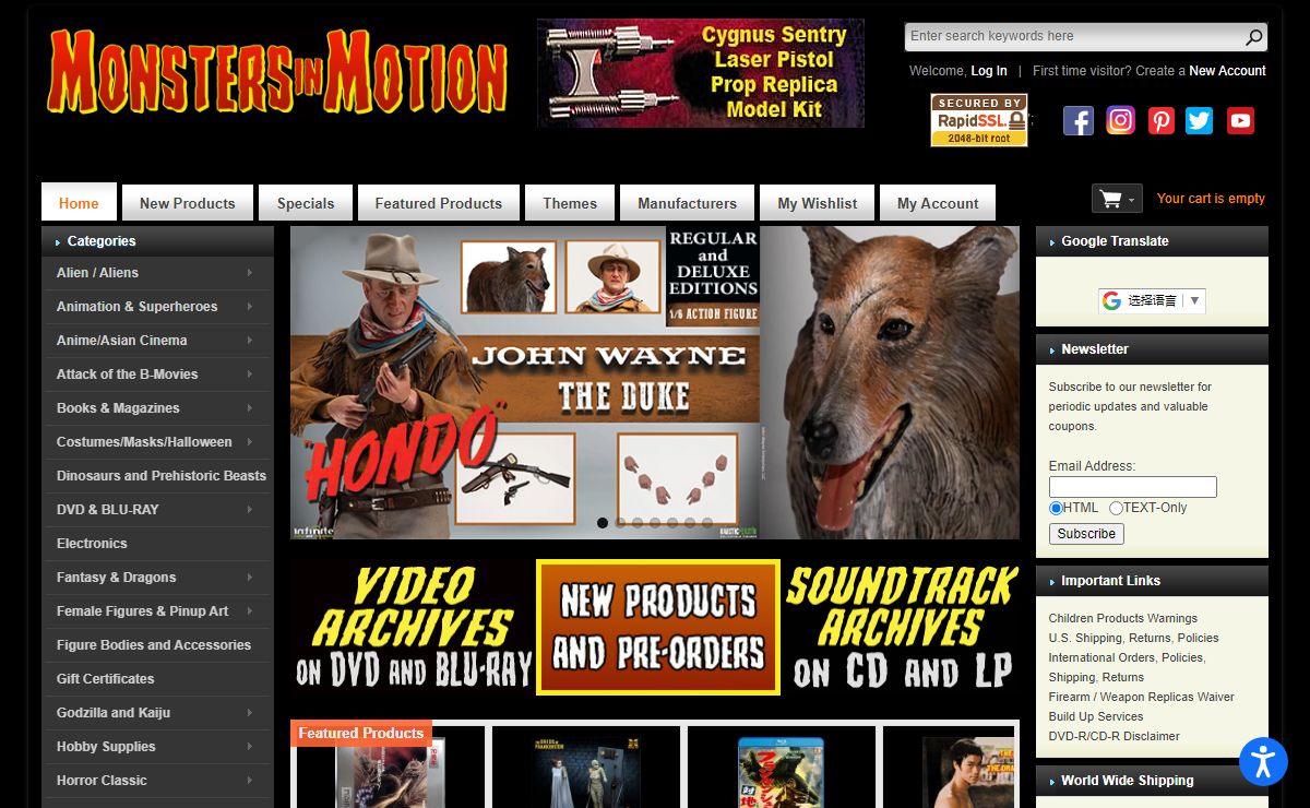 Monsters in Motion, Movie, TV Collectibles, Model Hobby Kits, Action Figures, Monsters in Motion