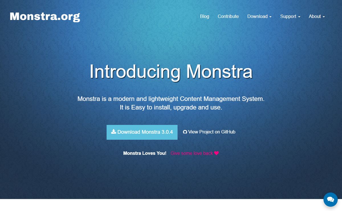 Monstra - The Fast, Extensible, and Easy Flat File Open Source Content Management System