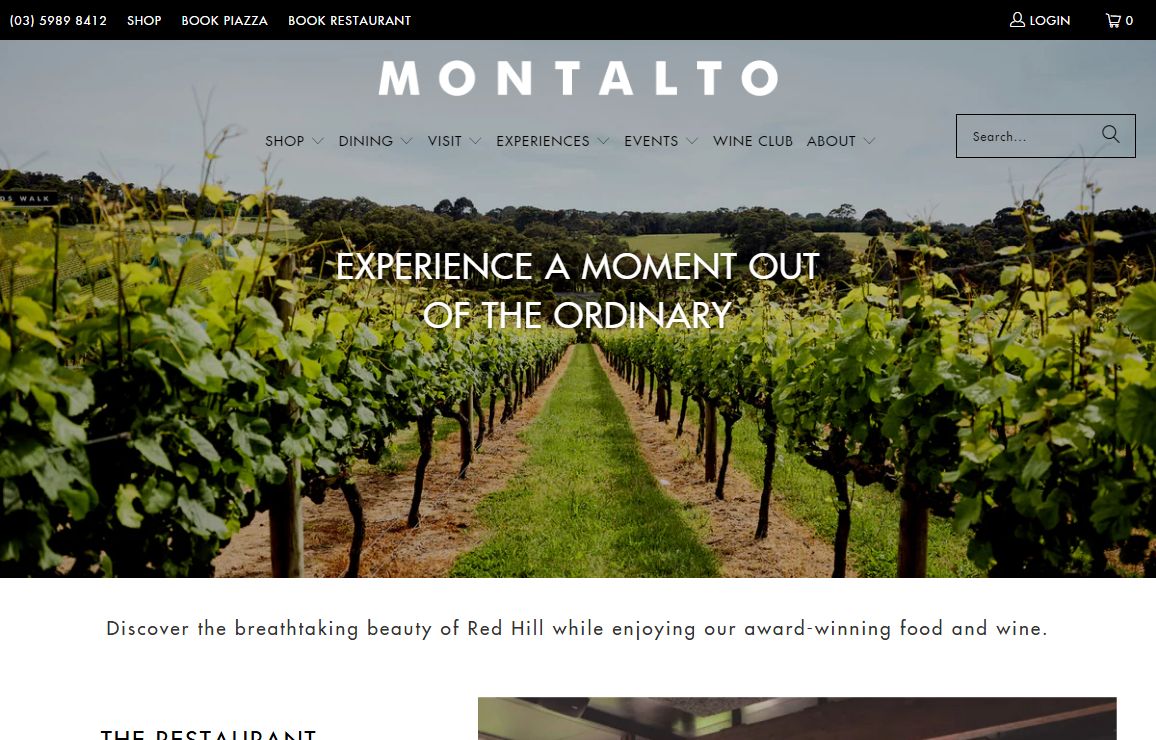 Montalto Winery | Red Hill, Mornington Peninsula
