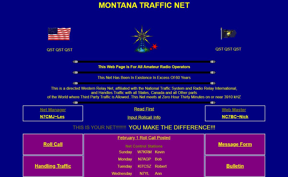 Montana Traffic Net