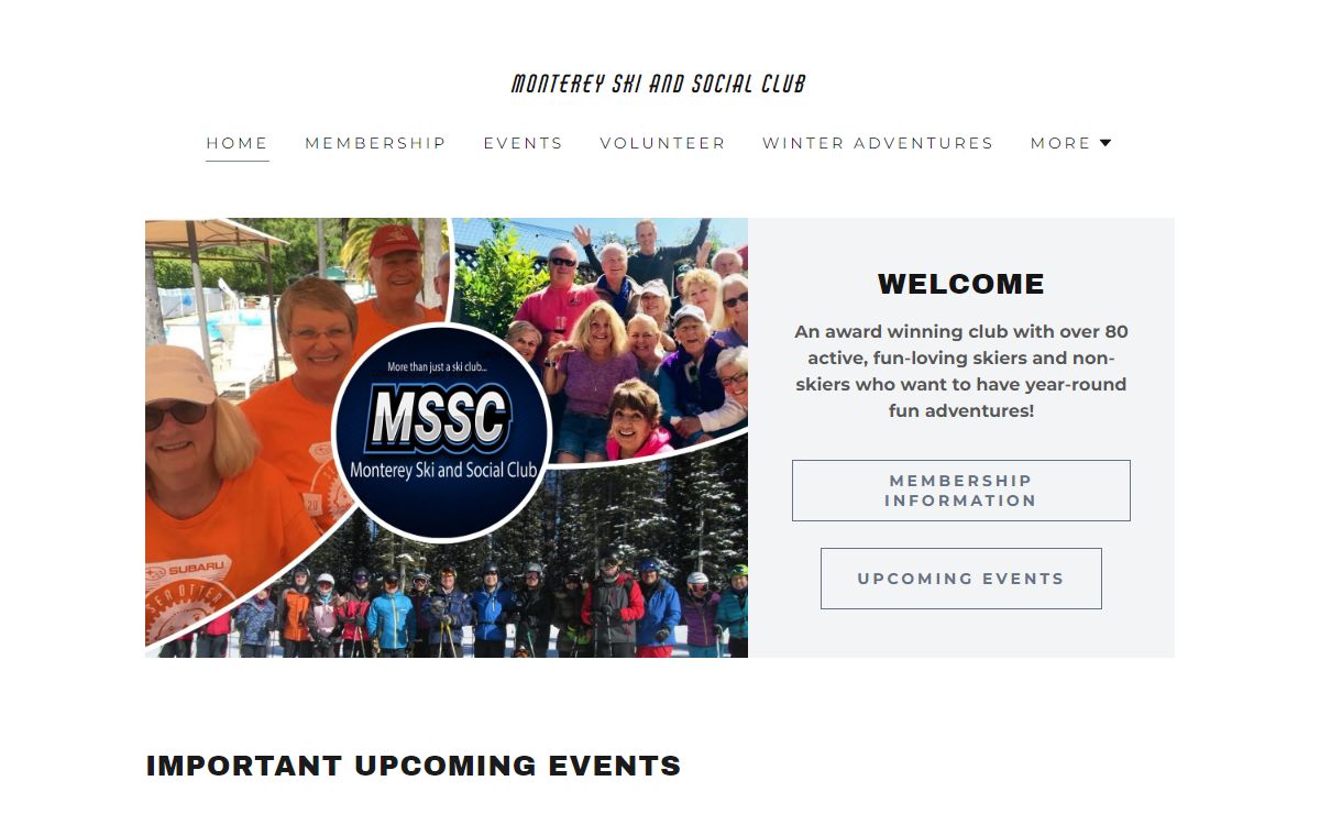 Monterey Ski and Social Club - More Than Just A Ski Club