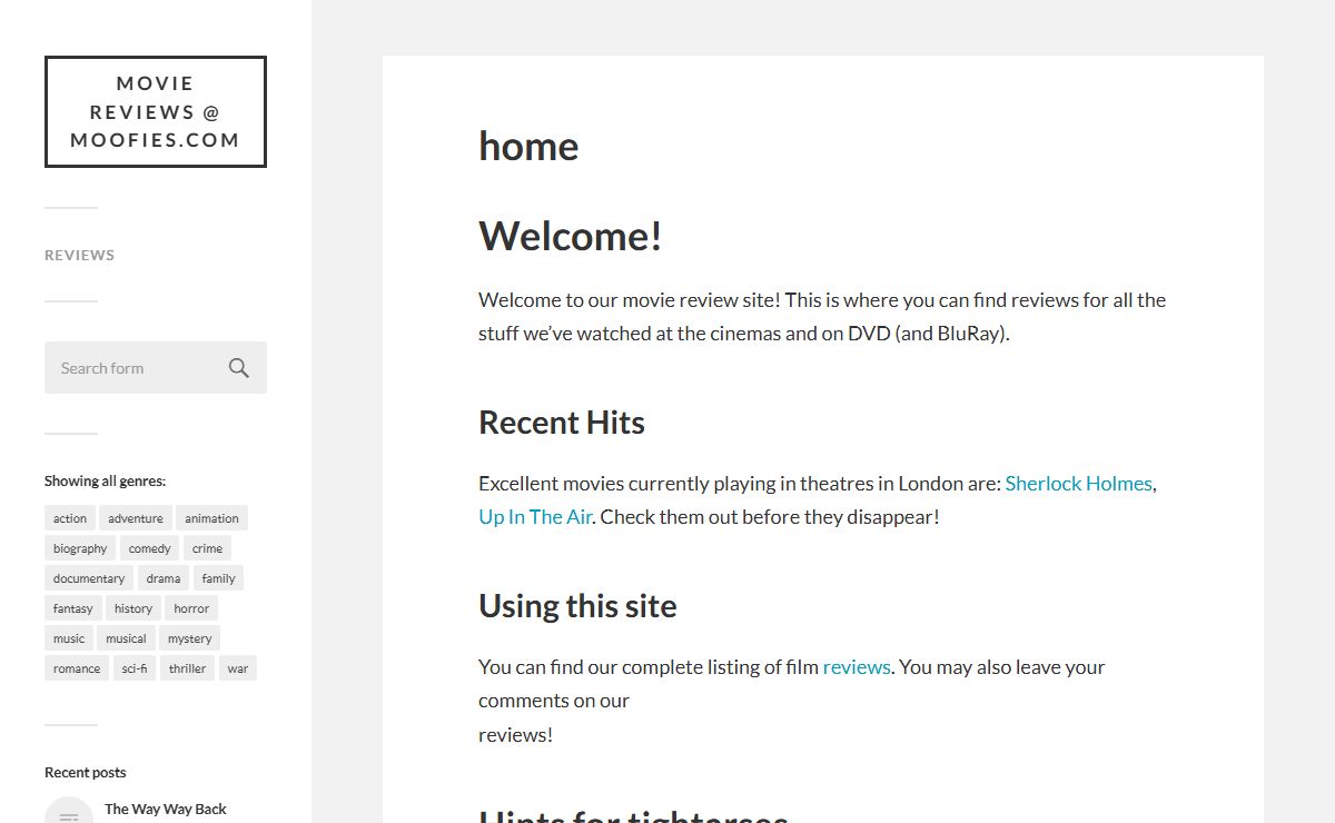 movie reviews @ moofies.com – once you've watched it, you can't unwatch it!
