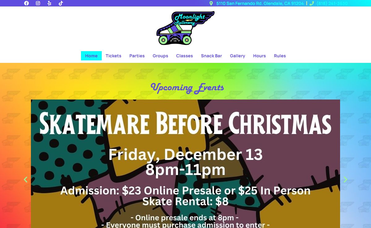 Homepage - Moonlight Rollerway