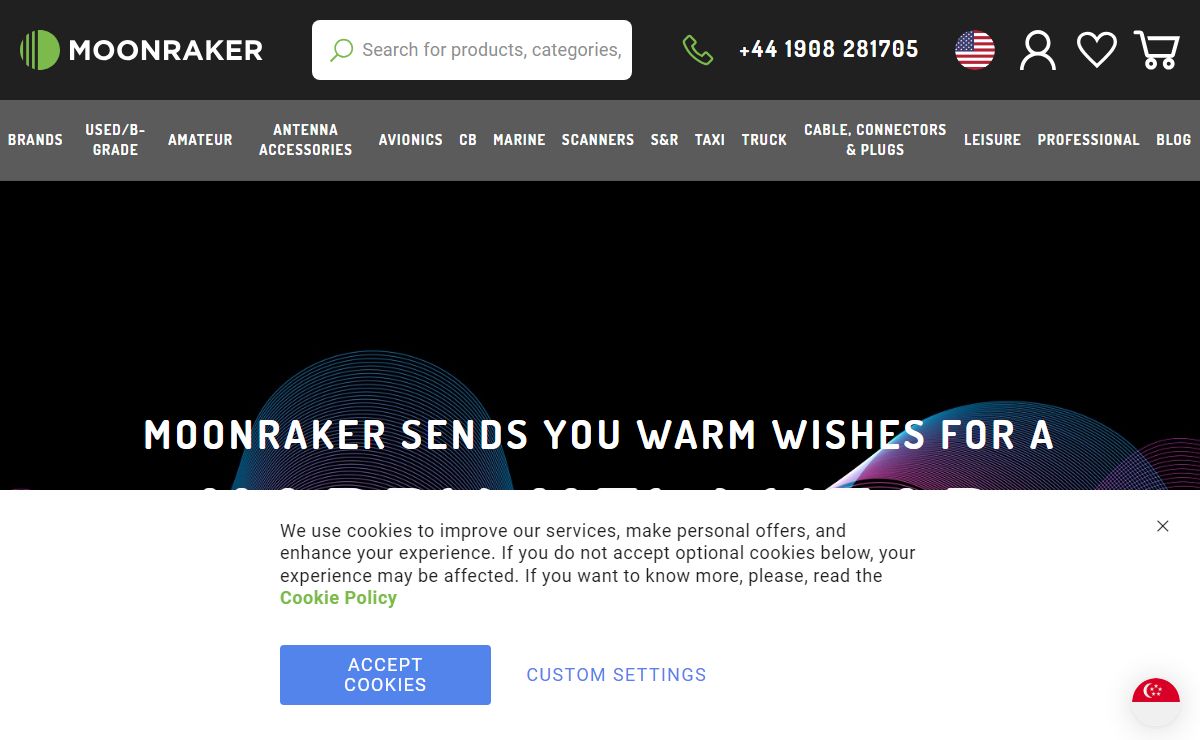 Moonraker Group - worldwide shipping from the UK. The leading hobby radio store.