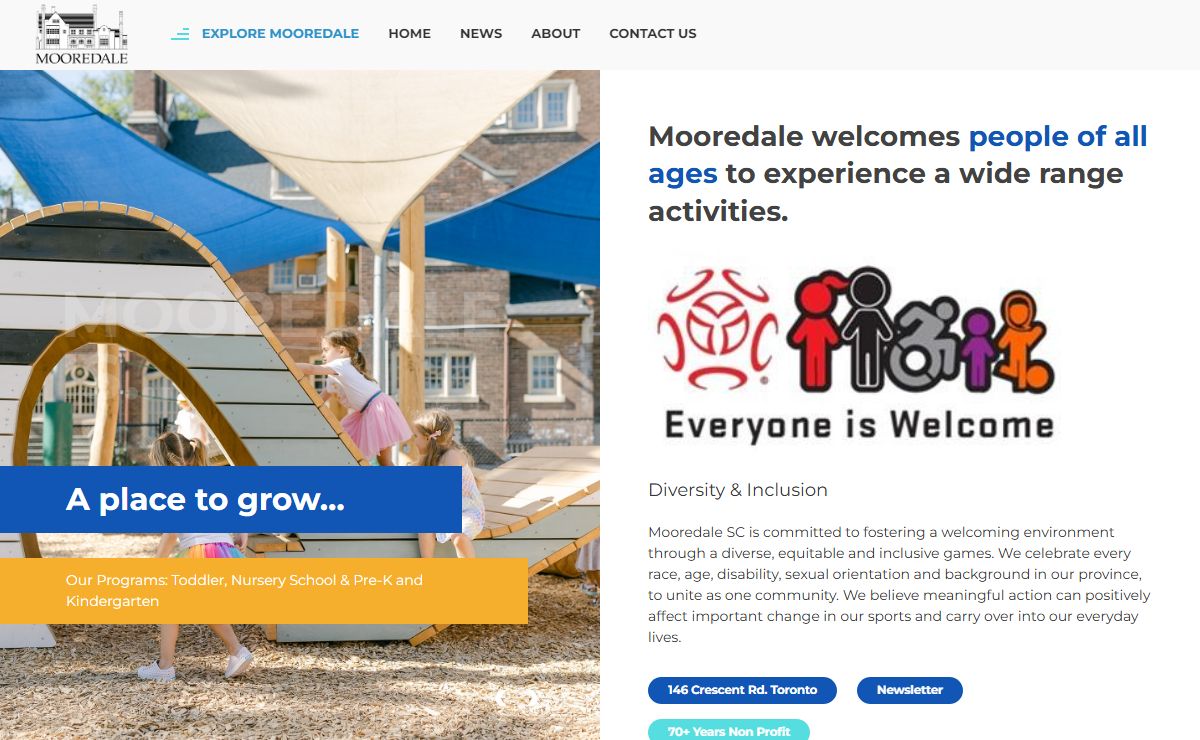 Home | Mooredale welcomes people of all ages to experience a wide range activities.