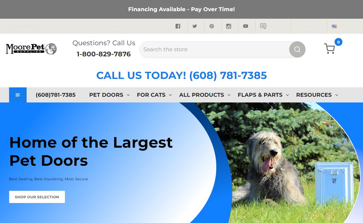 Best Dog Door and Pet Door Selection | Moore Pet Supplies