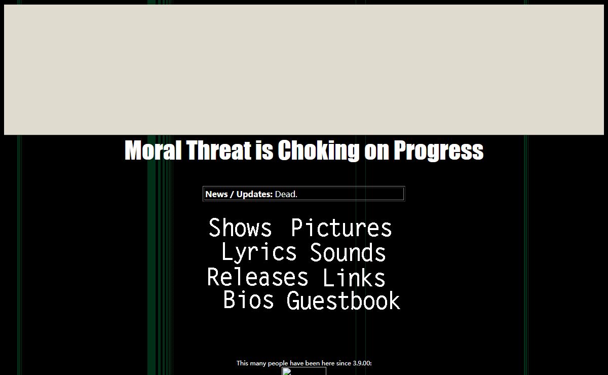 Moral Threat is CHOKING ON PROGRESS
