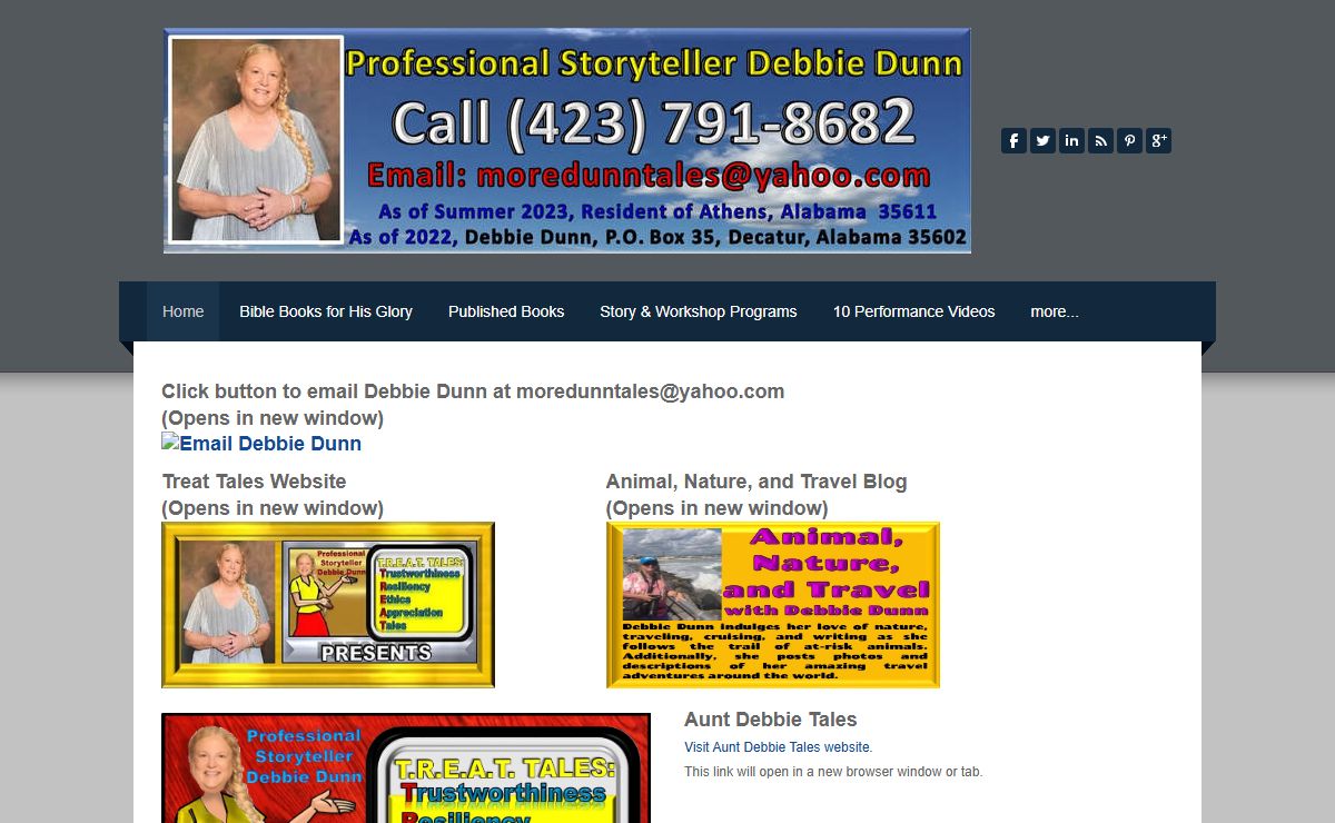 Professional Storyteller Debbie Dunn: Performances & Workshops - Home page for Professional Storyteller Debbie Dunn: Performances & Workshops