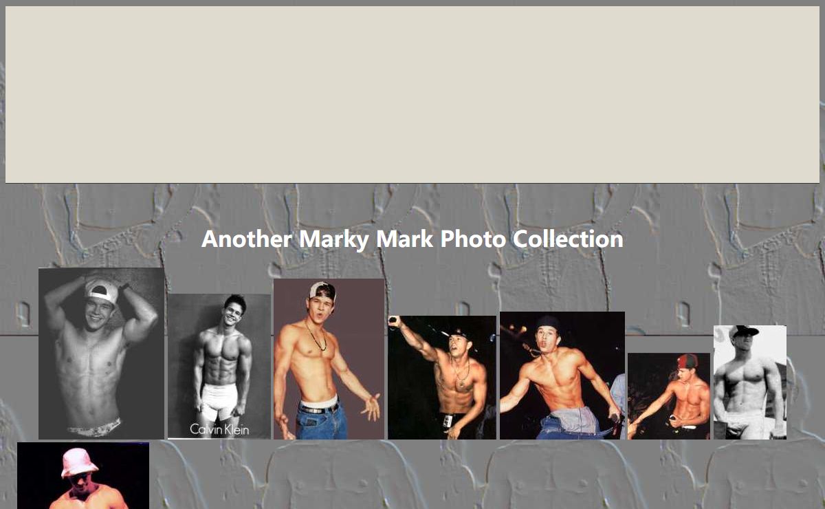 Another Marky Mark Photo Collection