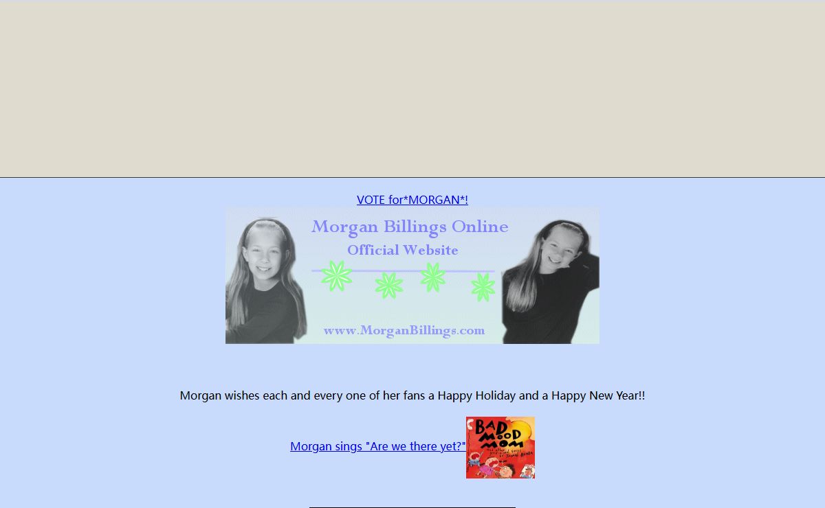 Morgan Billings Official Website