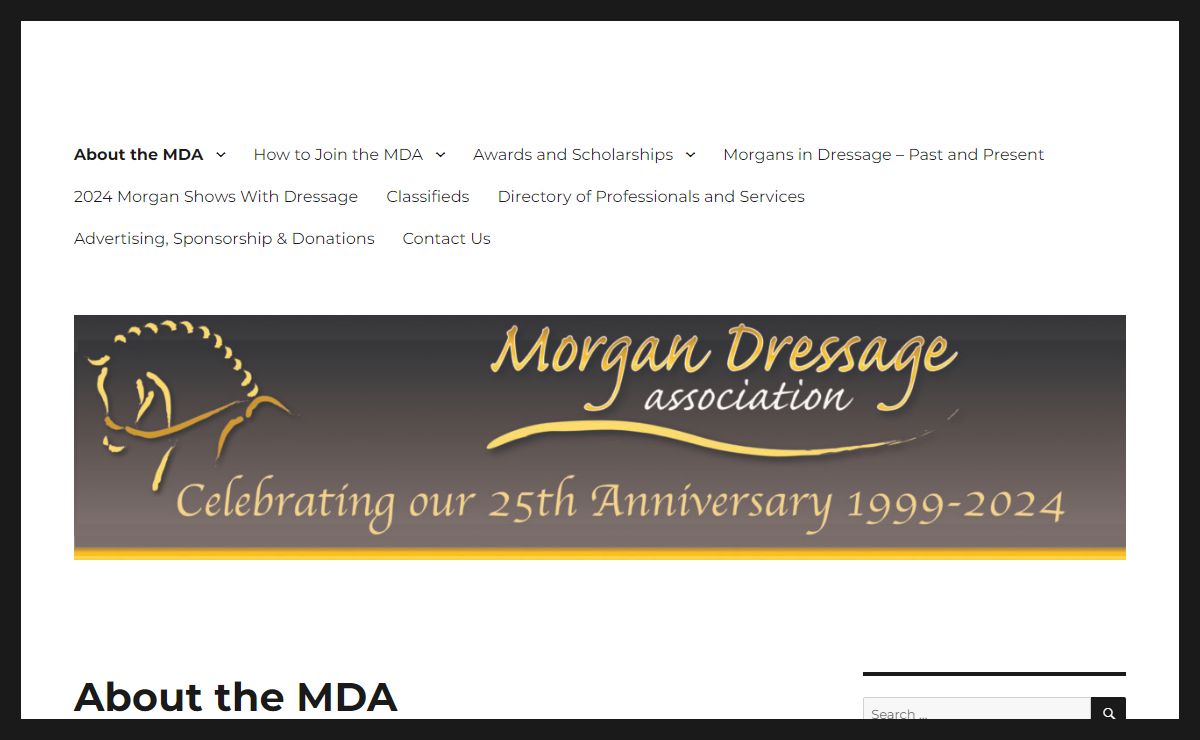 Morgan Dressage Association – Dedicated to Promoting and Supporting Morgan Horses in Dressage.