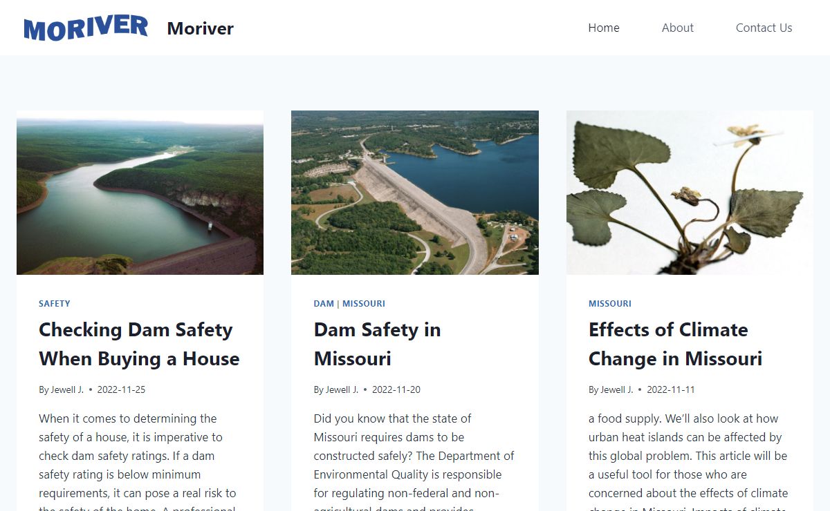 Moriver - Conserve The River - It Will Conserve You