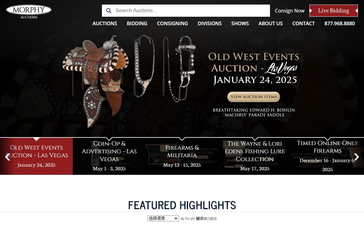 Morphy Auctions - Fresh to the Market Collections