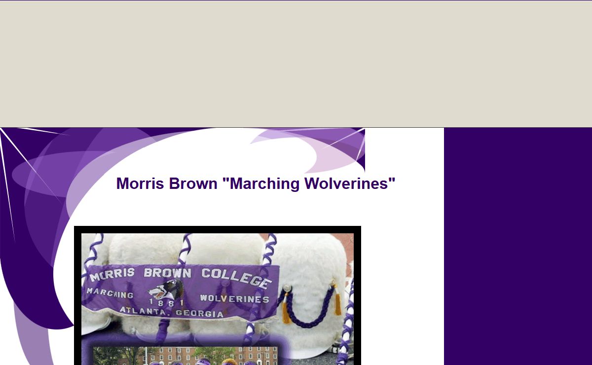 Morris Brown "Marching Wolverines"