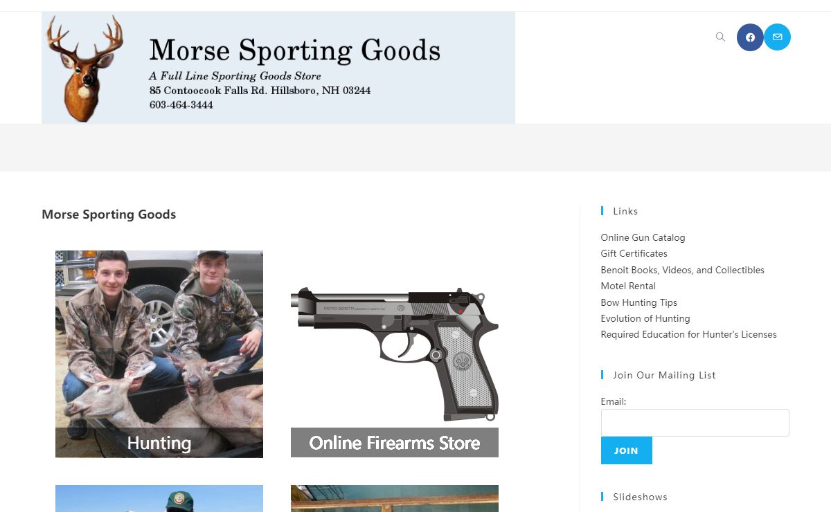 Morse Sporting Goods – A Full Line Sporting Goods Store